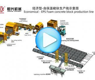 economical polystyrene concrete block machine