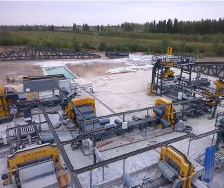double line of Polystyrene concrete block production line