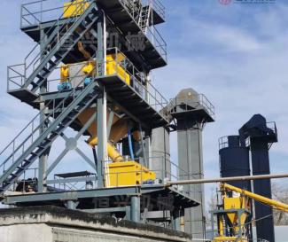 Polystyrene concrete mixing machine